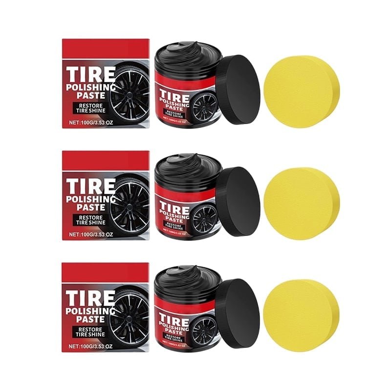 Tire Gloss Care Product - 3 Sets